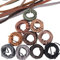 3mm x 50m Leder Schnur Faux Faden Lederband für Armband Halskette Faux Wildleder Schnur String Handwerk DIY Schmuck Braun Schwarz 10 Farben (5m jeder Farbe)