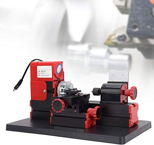 Mini tornio motorizzato Fai da Te Piccoli Utensili, Mini tornio motorizzato Macchina utensile Fai da Te 20000rpm 24W Z20002 Spina 100-240 V