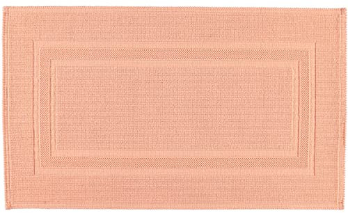 RHOMTUFT Badteppich Gala eckig 70 x 120 cm Farbe: Peach