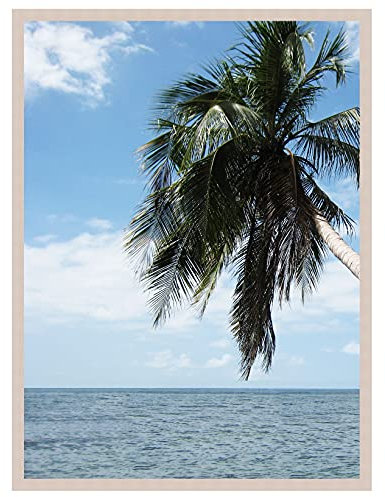 Cadre Photo Mural 60x60 cm / 60 x 60 cm Cadres Blanc Cassé, 2 cm de Largeur, Cadre en Bois