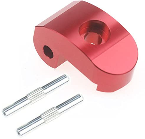 MotuTech - Fibbia di bloccaggio per gancio pieghevole per Xiaomi M365 / M365 Pro (rosso-rinforzato)