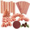 Yizhet 51 Stücke Zedernholz Mottenschutz für Kleiderschrank, Cedar Wood Naturprodukt Mottenfalle Kleidermotten Ideal für Kleiderbügel Schubladen