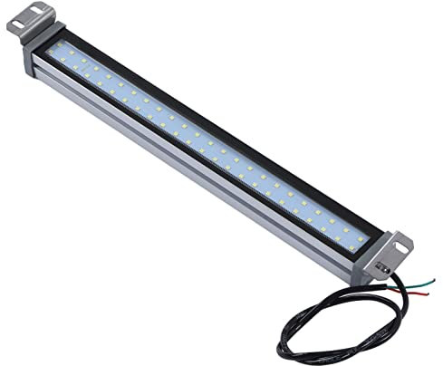 Lampada Officina a LED 12W, IP67 Lampada Antideflagrante Industriale Lampada Lavoro per Macchine CNC per Macchine Utensili e Tornio 24V Universale