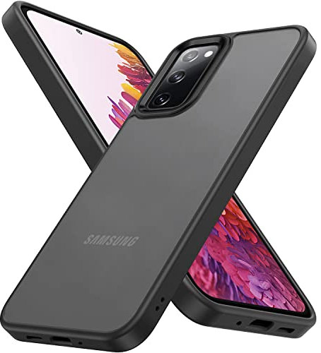 Keteen für Samsung Galaxy S20 FE Hülle Matt Transluzent ​Hanyhülle Samsung S20 FE Hülle Ultra Dünn [Militärgeprüft] Anti-Gelb Anti-Fingerabdruck Stoßfeste Kratzfeste Hülle für Samsung S20 FE, Schwarz