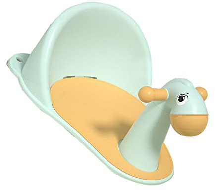 Baby-Badesitz, Baby-Duschstuhl, Kleinkind-Badewannensitz mit Starken Saugnäpfen für Babys ab 6 Monaten (Blau)