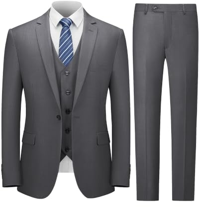 Cooper & Nelson Herren Cooper & Nelson 3-teilige Anzüge für Herren Tuxedo-Armlehne