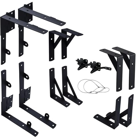 NULTRUMA 2er-Set Anti-Durchhängen Tor-Kit Tor-Eckstrebe Halterung Heavy Duty No Sag Kit für Holzzäune, Auffahrt Tore, Schuppentüren, Corral