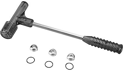 Allayu Impact Bullet Puller Hammer mit DREI Sätzen Handentfernungswerkzeug Praktischer bequemer Griff Haushalt Reparaturwerkstattausrüstung, Schwarz