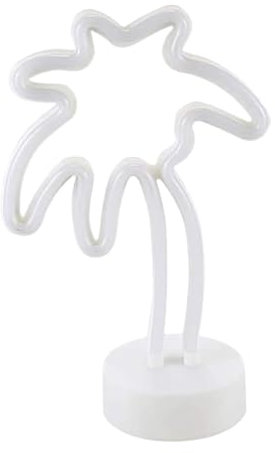 BESTonZON Kokospalmen Neonlichter neon schreibtischlampe LED-Schild Palmen-Neonlicht LED-Neon Embleme Festival-Lampen-Dekor LED-Nachtlicht scheinen das Schild farbige Lichter Beleuchtung PVC