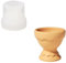 BOOWAN NICOLE Eierbecher Beton-Silikonform,Jesmonite Eierhalter Gießformen,Gips Egg Cup Silikonformen fur Ostern Geschenk (SH1055-2)