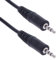 REY Cable Jack Macho 3,5mm, Audio Estéreo, Conectores Níquel, 3m