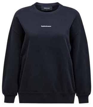 Peak Performance W Original Terry Crew-Black Black - M