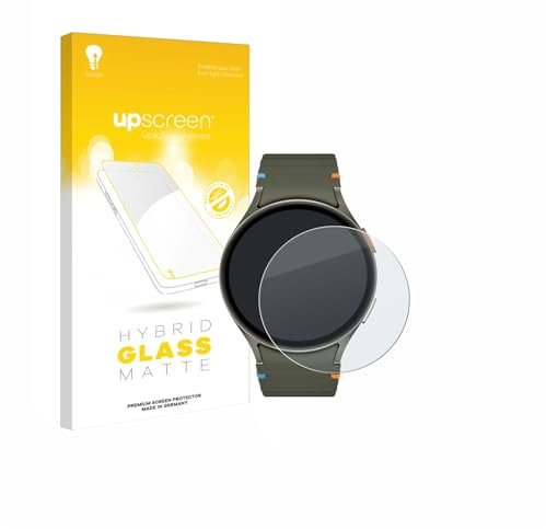 upscreen Schutzglas für Samsung Galaxy Watch 7 | (44 mm) Entspiegelnder Displayschutz Made in Germany Matte 9H Schutzfolie Panzer Folie Glas Anti-Reflex Anti-Fingerprint