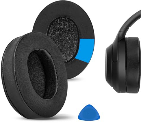 Geekria Sport Cooling-Gel Replacement Ear Pads for Sony WH-1000XM4 Headphones Ear Cushions, Repair Parts (Black)