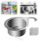 Stainless Steel Swan Sink Strainer Basket, 2024 New Swan Drain Basket for Kitchen Sink, Faucet Hanging Filter Basket, Swan Drain Rack for Sink Food Strainer, Storage Rack (1Pc)
