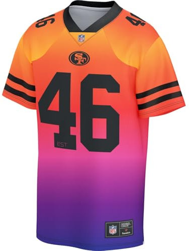 San Francisco 49ers NFL Sunset Mesh Supporters Jersey - L