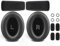 SOULWIT Cuscinetti Auricolari + Archetto + Microfono Schiuma Copri, Kit di Ricambio per Bose A30 Aviation Cuffie - Nero