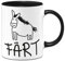 Färt - Pferde Tasse lustig - Geschenke für Pferdemädchen - Pferdetasse mit Spruch witzig - Pferdegeschenke für Reiter, Pferdeliebhaber, Deine Frau - Pferdemotiv (Schwarz)