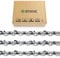 BYANE 12 Inch Chainsaw Chain, 3/8 LP Pitch, .050'' Gauge, 45 Drive Links 91PX45CQ Fits Echo 2511T/271T, Greenworks 20262/20292, Craftsman, Husqvarna, Remington, Hart - S45 (3 chains)