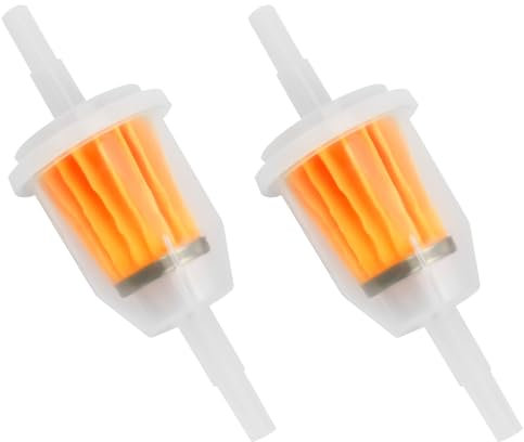 2 StückUniversal Benzinfilter – 6mm & 8mm Kraftstofffilter für Motorrad, Roller & Benzinmotor – Hochwertiger In-Line Benzinfilter