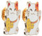 TOPPERFUN 2pièces Broche Chat Kawaii Épinglette Cartoon Adorable Pour Vêtements Accessoire Métallique Pour Et Femmes
