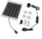Kit de bomba solar de volumen de agua ajustable para aplicaciones de fuente y piscina con control inteligente