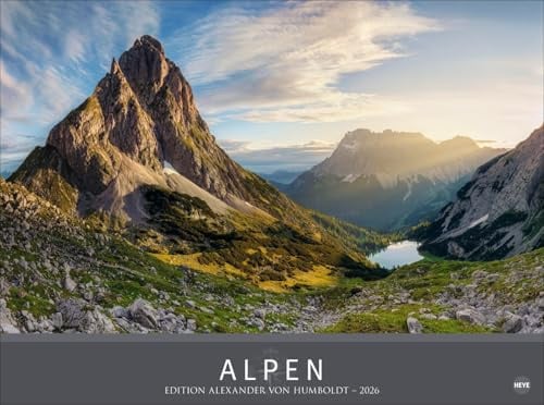 Alpen - Edition Alexander von Humboldt - Kalender 2026 - Heye-Verlag - Fotokalender mit atemberaubenden Fotos - 78 cm x 58 cm