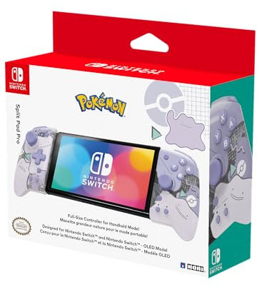 HORI Nintendo Switch Split Pad Pro (Ditto) Controlador ergonómico para modo portátil - Con licencia oficial de Nintendo