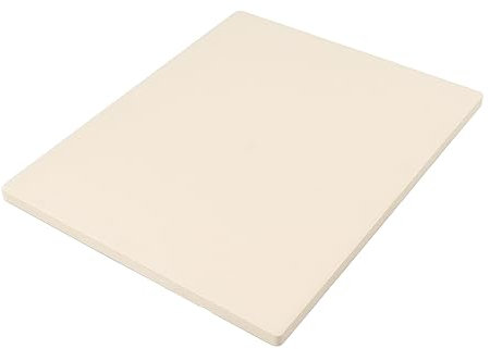 Nikou Rectangular Pizza Stone 12x15in, Cordierite Baking Stone for Oven and Grill, Uniform Heat Distribution, Easy to Clean, Large Cooking Stone for Pizza