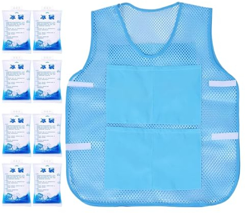 baabeash Cool Vest - Outdoor Cool Jacket for Hot Weather - Wearable Wrap Gadgets Personal Cold Clothes for Workers Sports Travel Outside Day Father Dad