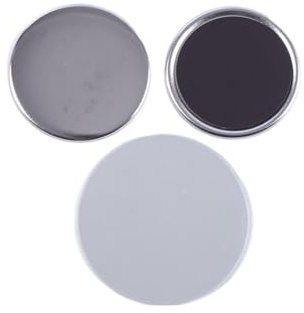 100 juegos de chapa magnética blanda hojalata for refrigerador, materiales en blanco, juego insignias con pin for máquina for hacer botones Para fiestas, eventos deportivos(75MM)