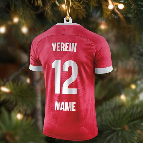 Hannover XXL Weihnachtsbaumschmuck - Hannover Fanartikel personalisierte Weihnachtskugeln, Hannoveraner Fan Christbaumschmuck, Hannoveraner Weihnachtsdeko - Fanartikel Geschenk