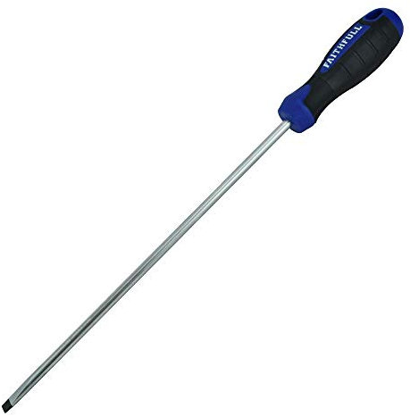 Faithfull FAISDP250 Soft-Grip long Reach Screwdriver Parallel 6.5mm x 250mm