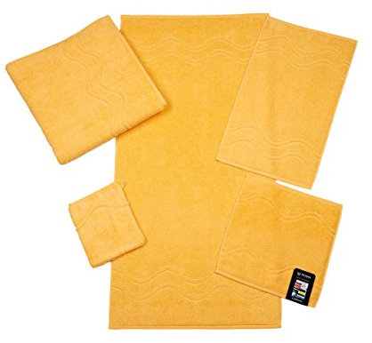 Cashmere, Frottier-Handtuch-50x100 cm, Uni, ginster
