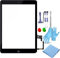 Retina Touchscreen Glas Digitizer für iPad Air/iPad 5 A1474 A1475 A1476, inkl. 9-in-1 Profi Werkzeugsset - SCHWARZ