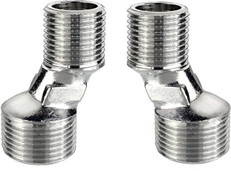 Cornat TEC321020 Anschluss-Set S, 2 Stück, Silber, Small
