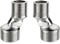 Cornat TEC321020 Anschluss-Set S, 2 Stück, Silber, Small