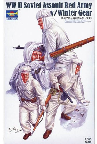 Trumpeter 00414 Modellbausatz Soviet Assault Red Army w/Winter Gear