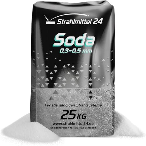 Samore 25 kg Strahlsoda von Strahlmittel24 0,3-0,5 mm
