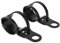 Qiilu blinker halterung motorrad, Motorrad Blinker Halterung 30-43mm Gabelverteilerschellen Schwarz HNH