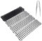 GarMills Cat Scat Mat 6 Pack with Humane Plastic Repellent Spikes for Indoor and Outdoor Pest Deterrent Includes 6 Garden Staples