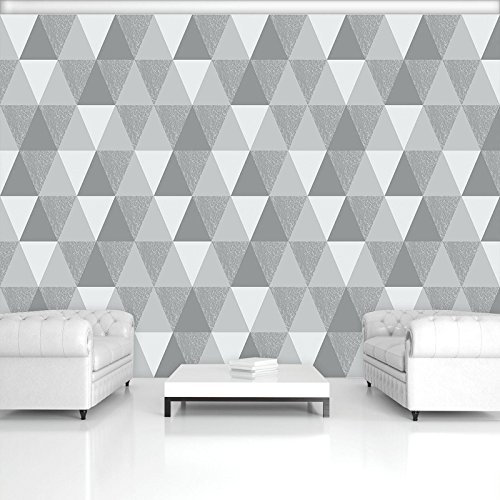 DekoShop AMD10952VEXXXXXL Papier peint photo non tissé Motif triangles 520 x 318 cm