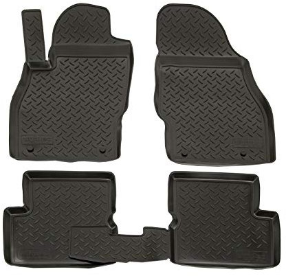 Norm Liners | 3D Gummimatten Auto Matten Fussmatten Kompatibel mit Corsa D/E 2006-2019, Rand cca 4cm, Allwetter, 4Tlg, Premium Qualität