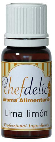 Chefdelice Chefdelice Aroma Concentrado Para Glaseados, Helados, Horneados Y Cremas Sabor Lima Limón, 10Ml Chefdelice 21 g