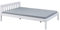 PKline Vicki Landhaus Bett 140x200 cm Weiss Kiefer Holz Doppelbett Ehebett Gästebett