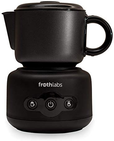 FROTH LABS Milchaufschäumer für Latte Cappuccino und heiße Schokolade Antihaftbeschichtete Milchkännchen, spülmaschinenfest, einfache Reinigung, extra schaumige Milch