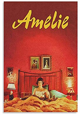 GNKIO Amélie Movie Poster French Film 3 Poster Dekorative Malerei Leinwand Wandkunst Wohnzimmer Poster Schlafzimmer Malerei 08x12inch(20x30cm)