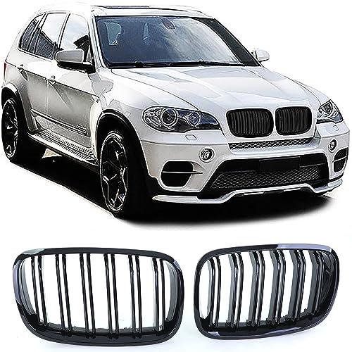 Sport Kühlergrill Doppelsteg Performance Glanz passend für BMW X5 E70 X6 E71