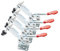 Ohamtes 4PCS Carbon Steel Type 201B, 100KG 220 lbs Clamping Force, Quick Release Tool, Hand Toggle Locking Clamp