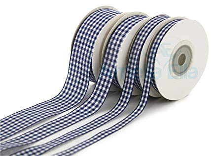AE Amelia Ella Gingham-Bänder, doppelseitig, kariert, für Kunsthandwerk, Geschenkverpackung, Nähverzierungen, Abschlussfeier, Weihnachten, Hochzeit, Babyparty, Geburtstag, Valentinstag